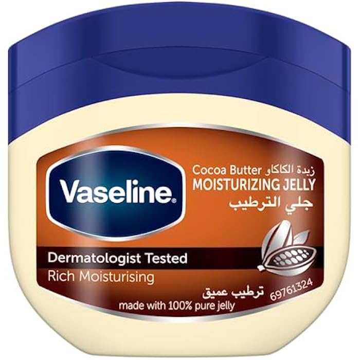 Vaseline® Cocoa Butter Healing Jelly Made with triple purified formula for rich moisturization 250G - Image 1
